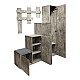 Έπιπλο Εισόδου Nenich Pakoworld Σε Γκρι Oak Απόχρωση 150X37X180Εκ Έπιπλο Εισόδου Nenich Pakoworld Σε Γκρι Oak Απόχρωση 150X37X180Εκ