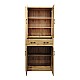 Βιτρίνα-Ντουλάπα Nisso Pakoworld Σε Oak Απόχρωση 80X40X183.5Εκ Βιτρίνα-Ντουλάπα Nisso Pakoworld Σε Oak Απόχρωση 80X40X183.5Εκ