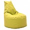 Πουφ Πολυθρόνα Norm Pro Pakoworld Υφασμάτινο Αδιάβροχο Κίτρινο