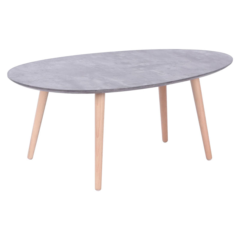 Τραπέζι Σαλονιού Hamilton Pakoworld Χρώμα Γκρι Cement-Φυσικό 98X60X38Εκ Τραπέζι Σαλονιού Hamilton Pakoworld Χρώμα Γκρι Cement-Φυσικό 98X60X38Εκ