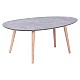 Τραπέζι Σαλονιού Hamilton Pakoworld Χρώμα Γκρι Cement-Φυσικό 98X60X38Εκ Τραπέζι Σαλονιού Hamilton Pakoworld Χρώμα Γκρι Cement-Φυσικό 98X60X38Εκ