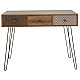 Κονσόλα Boho Pakoworld Καρυδί Με Μεταλλικά Πόδια 100X50,5X74,5Εκ Κονσόλα Boho Pakoworld Καρυδί Με Μεταλλικά Πόδια 100X50,5X74,5Εκ