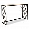 Κονσόλα Ivy Pakoworld Χρώμα Καρυδί-Μαύρο 120X35X75Εκ