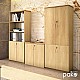 Βιβλιοθήκη Γραφείου Επαγγελματική Amazon Pakoworld Χρώμα Sonoma 80X40X200Εκ Βιβλιοθήκη Γραφείου Επαγγελματική Amazon Pakoworld Χρώμα Sonoma 80X40X200Εκ