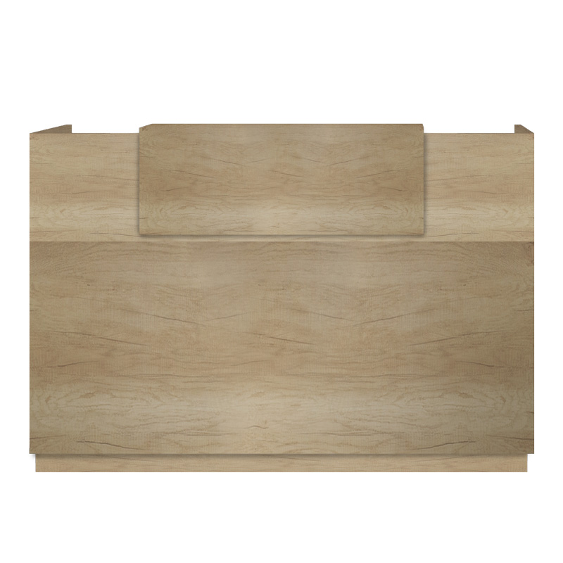 Γραφείο Reception Lotus Pakoworld Σε Χρώμα Φυσικό 200X70X110Εκ