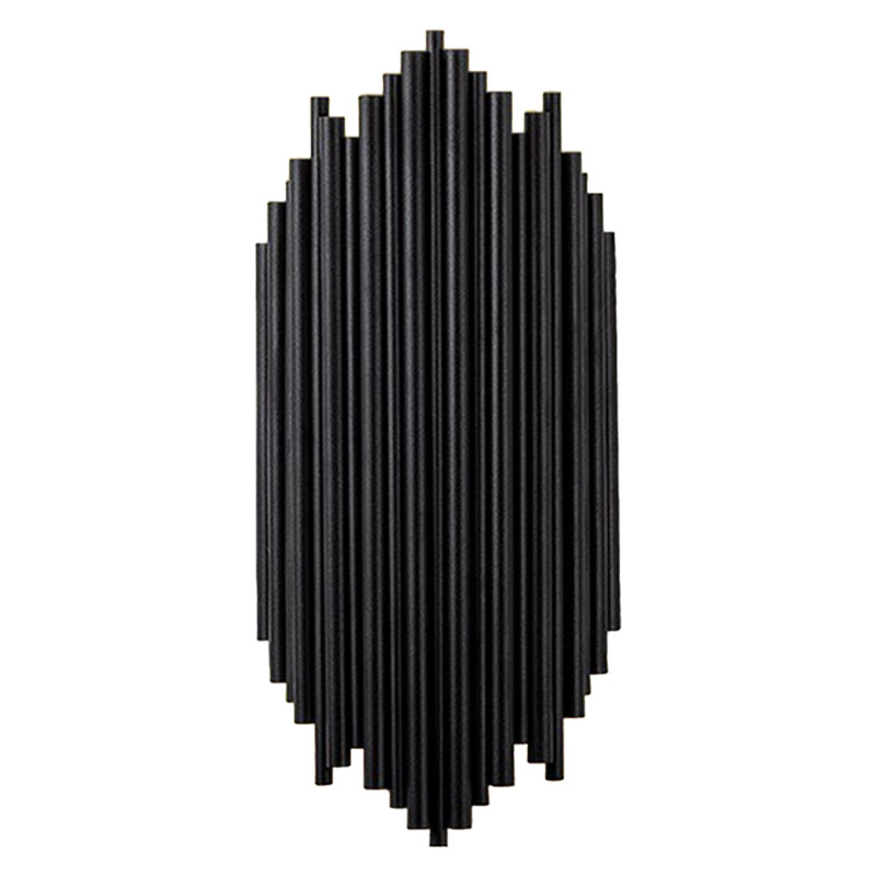 Φωτιστικό Τοίχου - Απλίκα Pwl-1209 Pakoworld Ε14 Μαύρο 22X11X50Εκ