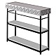 Κονσόλα Pwf-0629 Pakoworld Λευκό-Μαύρο 102X32X83Εκ Κονσόλα Pwf-0629 Pakoworld Λευκό-Μαύρο 102X32X83Εκ