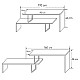 Έπιπλο Τηλεόρασης Ferocity Pakoworld Χρώμα Ανθρακί 120X30X45Εκ