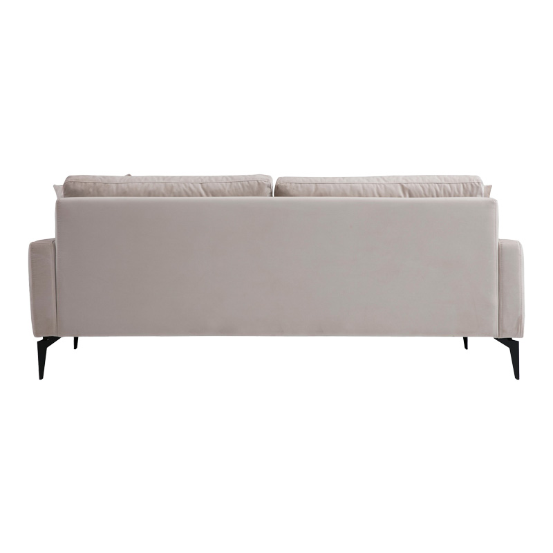 Καναπές 2Θέσιος Fortune Pakoworld Βελούδο Μπεζ-Μαύρο 175X90X88Εκ Καναπές 2Θέσιος Fortune Pakoworld Βελούδο Μπεζ-Μαύρο 175X90X88Εκ