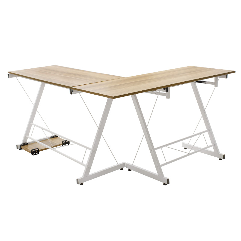 Γραφείο Γωνιακό Αναστρέψιμο Levi Pakoworld-Mdf Χρώμα Oak-Λευκό 158X120X73Εκ Γραφείο Γωνιακό Αναστρέψιμο Levi Pakoworld-Mdf Χρώμα Oak-Λευκό 158X120X73Εκ