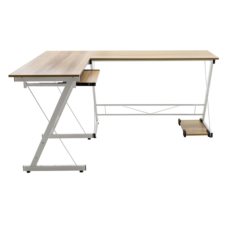 Γραφείο Γωνιακό Αναστρέψιμο Levi Pakoworld-Mdf Χρώμα Oak-Λευκό 158X120X73Εκ Γραφείο Γωνιακό Αναστρέψιμο Levi Pakoworld-Mdf Χρώμα Oak-Λευκό 158X120X73Εκ