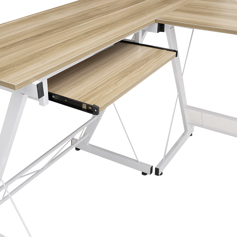 Γραφείο Γωνιακό Αναστρέψιμο Levi Pakoworld-Mdf Χρώμα Oak-Λευκό 158X120X73Εκ Γραφείο Γωνιακό Αναστρέψιμο Levi Pakoworld-Mdf Χρώμα Oak-Λευκό 158X120X73Εκ