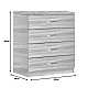 Συρταριέρα Killian Pakoworld  Με 4 Συρτάρια Sonoma 80X40X80Εκ