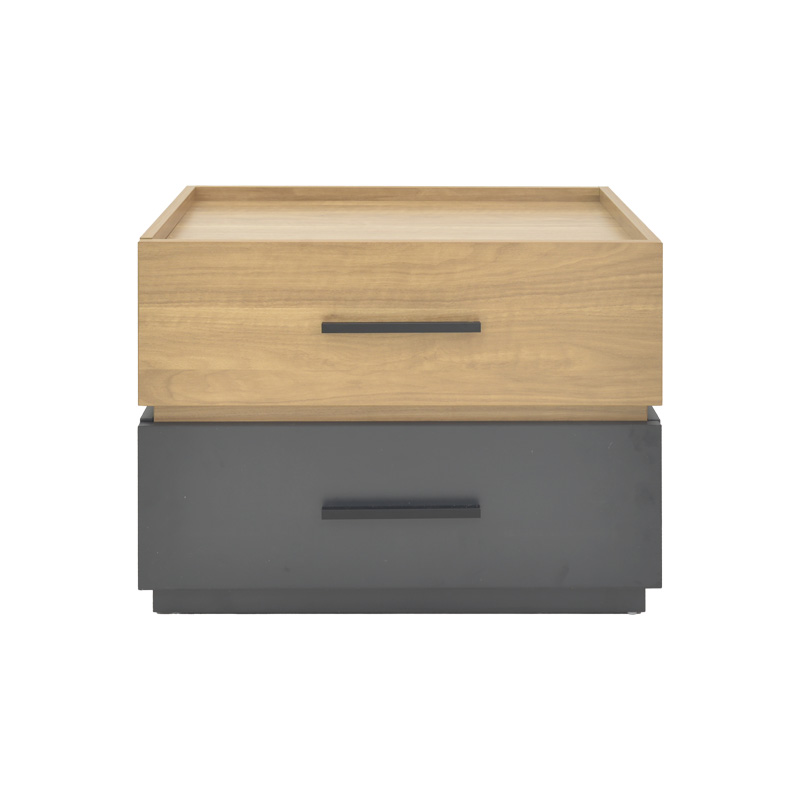 Κομοδίνο Sonlen Pakoworld Mdf Σε Sonoma-Ανθρακί Απόχρωση 60X40X44.5Εκ Κομοδίνο Sonlen Pakoworld Mdf Σε Sonoma-Ανθρακί Απόχρωση 60X40X44.5Εκ