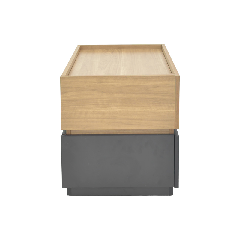 Κομοδίνο Sonlen Pakoworld Mdf Σε Sonoma-Ανθρακί Απόχρωση 60X40X44.5Εκ Κομοδίνο Sonlen Pakoworld Mdf Σε Sonoma-Ανθρακί Απόχρωση 60X40X44.5Εκ