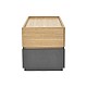 Κομοδίνο Sonlen Pakoworld Mdf Σε Sonoma-Ανθρακί Απόχρωση 60X40X44.5Εκ Κομοδίνο Sonlen Pakoworld Mdf Σε Sonoma-Ανθρακί Απόχρωση 60X40X44.5Εκ
