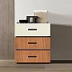 Κομοδίνο Sonlen Pakoworld Mdf Σε Καρυδί-Μπεζ Απόχρωση 60X40X66Εκ Κομοδίνο Sonlen Pakoworld Mdf Σε Καρυδί-Μπεζ Απόχρωση 60X40X66Εκ