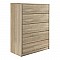 Συρταριέρα Kuanger Pakoworld Mdf Σε Φυσική Απόχρωση 80X40X109Εκ