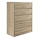 Συρταριέρα Kuanger Pakoworld Mdf Σε Φυσική Απόχρωση 80X40X109Εκ Συρταριέρα Kuanger Pakoworld Mdf Σε Φυσική Απόχρωση 80X40X109Εκ