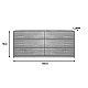 Συρταριέρα Kuanger Pakoworld Mdf Σε Φυσική Απόχρωση 120X40X70Εκ Συρταριέρα Kuanger Pakoworld Mdf Σε Φυσική Απόχρωση 120X40X70Εκ