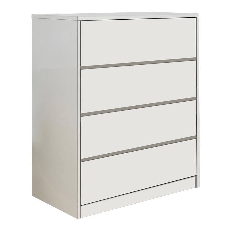 Συρταριέρα Kuanger Pakoworld Mdf Σε Λευκή Απόχρωση 80X40X80Εκ