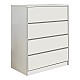 Συρταριέρα Kuanger Pakoworld Mdf Σε Λευκή Απόχρωση 80X40X80Εκ Συρταριέρα Kuanger Pakoworld Mdf Σε Λευκή Απόχρωση 80X40X80Εκ