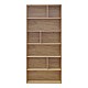 Βιβλιοθήκη Evergin Pakoworld Mdf Σε Oak Απόχρωση 80X30X180Εκ