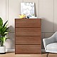 Συρταριέρα Kuanger Pakoworld Mdf Σε Καρυδί Απόχρωση 80X40X80Εκ Συρταριέρα Kuanger Pakoworld Mdf Σε Καρυδί Απόχρωση 80X40X80Εκ