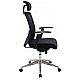 Καρέκλα Γραφείου Διευθυντή Nairn Premium Pakoworld Mesh Μαύρο