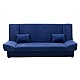 Καναπές-Κρεβάτι Tiko Pakoworld 3Θέσιος Με Αποθηκευτικό Χώρο Ύφασμα Μπλε