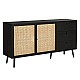 Μπουφές Oslo Pakoworld Μαύρο-Φυσικό 150X39X79Εκ Μπουφές Oslo Pakoworld Μαύρο-Φυσικό 150X39X79Εκ