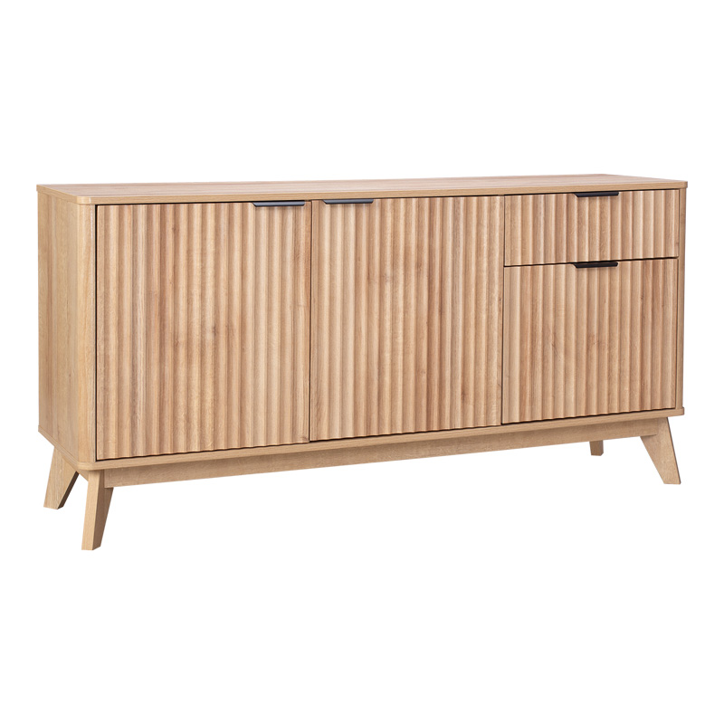 Μπουφές Hamea Pakoworld Mdf Σε Φυσική Απόχρωση 150X39,5X73Εκ