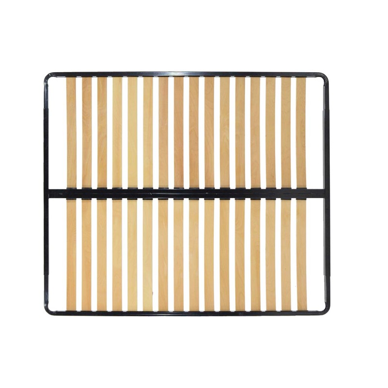 Σομιές Μεταλλικός Kort Με 17X2 Ανατομικές Τάβλες 162X195X4Εκ