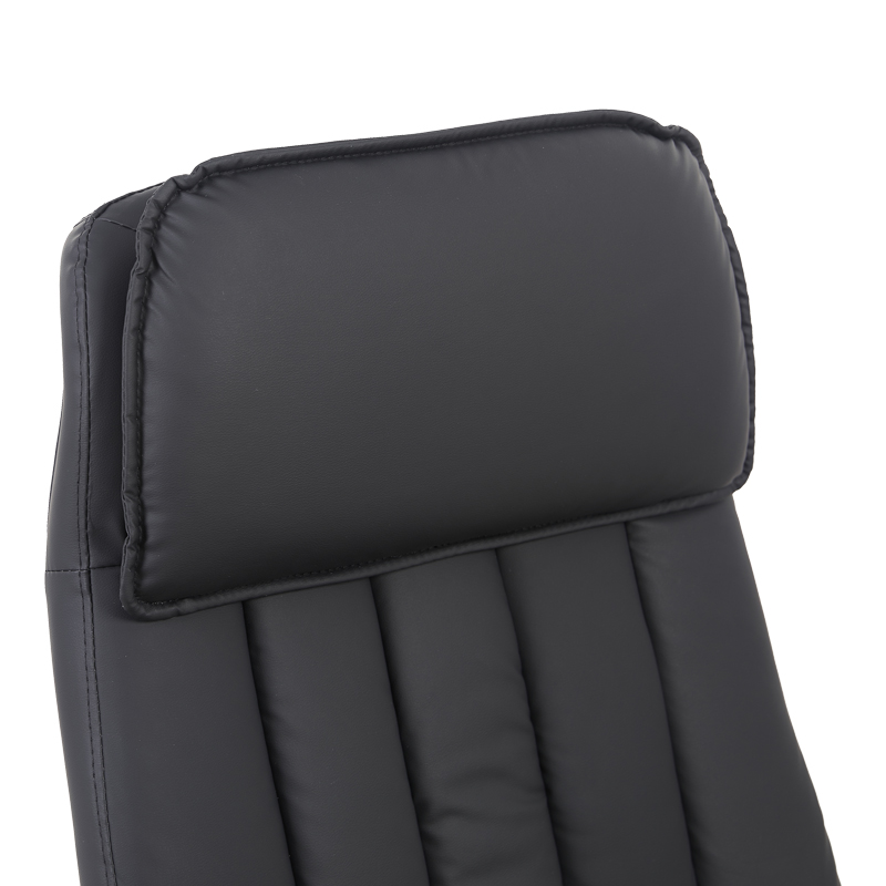 Καρέκλα Γραφείου Διευθυντή Morales Pakoworld Pu Μαύρο 60X70X118-124Εκ