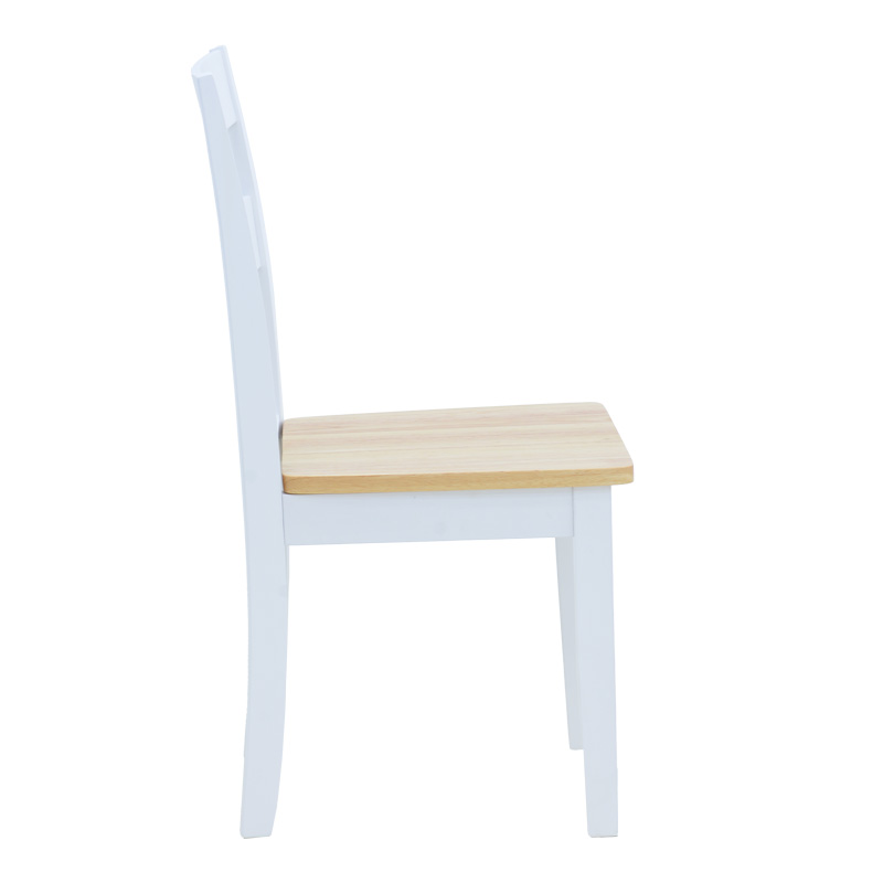 Καρέκλα York Pakoworld Σε Λευκή-Φυσική Απόχρωση 39.5X47.5X89Εκ Καρέκλα York Pakoworld Σε Λευκή-Φυσική Απόχρωση 39.5X47.5X89Εκ