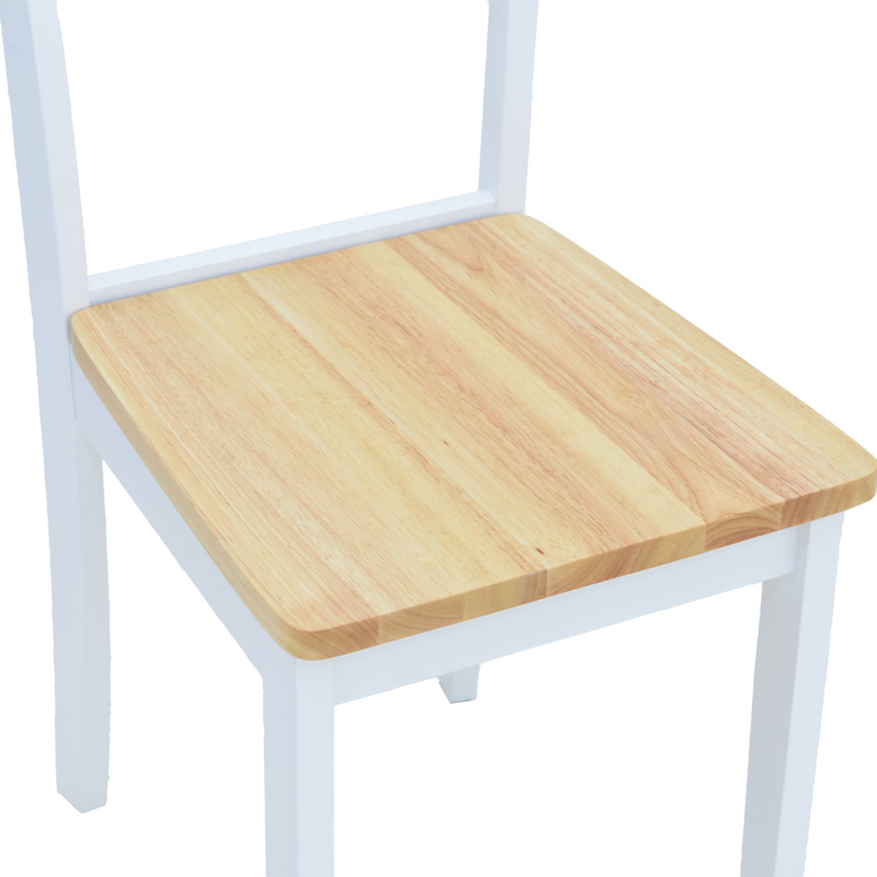 Καρέκλα York Pakoworld Σε Λευκή-Φυσική Απόχρωση 39.5X47.5X89Εκ Καρέκλα York Pakoworld Σε Λευκή-Φυσική Απόχρωση 39.5X47.5X89Εκ