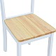 Καρέκλα York Pakoworld Σε Λευκή-Φυσική Απόχρωση 39.5X47.5X89Εκ Καρέκλα York Pakoworld Σε Λευκή-Φυσική Απόχρωση 39.5X47.5X89Εκ
