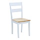 Καρέκλα York Pakoworld Σε Λευκή-Φυσική Απόχρωση 39.5X47.5X89Εκ Καρέκλα York Pakoworld Σε Λευκή-Φυσική Απόχρωση 39.5X47.5X89Εκ
