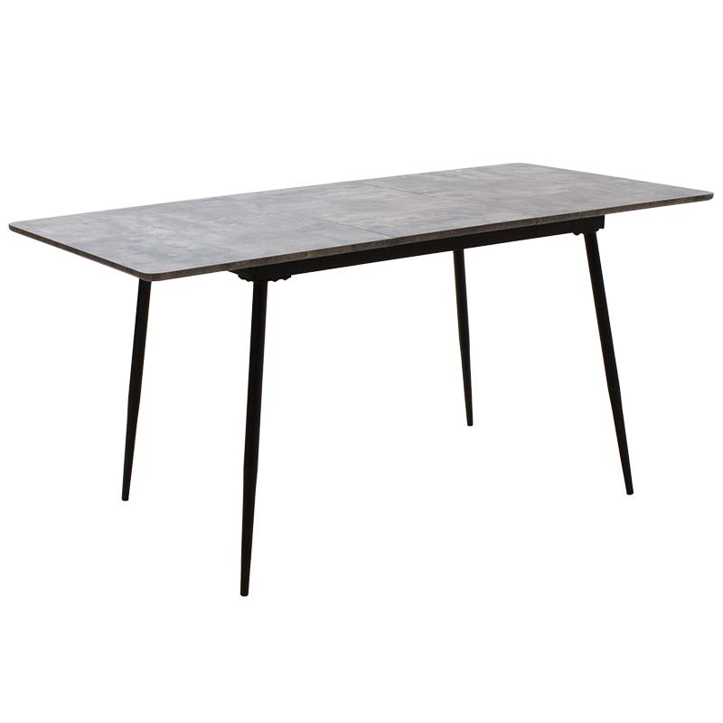 Τραπέζι Shazam Pakoworld Mdf Επεκτεινόμενο Χρώμα Γκρι Cement 120-160X80X76Εκ Τραπέζι Shazam Pakoworld Mdf Επεκτεινόμενο Χρώμα Γκρι Cement 120-160X80X76Εκ