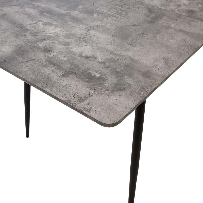 Τραπέζι Shazam Pakoworld Mdf Επεκτεινόμενο Χρώμα Γκρι Cement 120-160X80X76Εκ Τραπέζι Shazam Pakoworld Mdf Επεκτεινόμενο Χρώμα Γκρι Cement 120-160X80X76Εκ