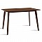 Τραπέζι Benson Pakoworld Mdf Σε Καρυδί Απόχρωση 120X75X75Εκ