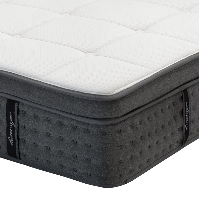 Στρώμα Luxury Pakoworld Pocket Spring+Gel Memory Foam+Latex Διπλής Όψης Aloe Vera 34-36Cm 150X200Εκ