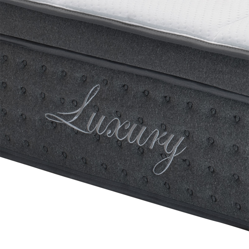 Στρώμα Luxury Pakoworld Pocket Spring+Gel Memory Foam+Latex Μονής Όψης Aloe Vera 34-36Cm 160X200Εκ