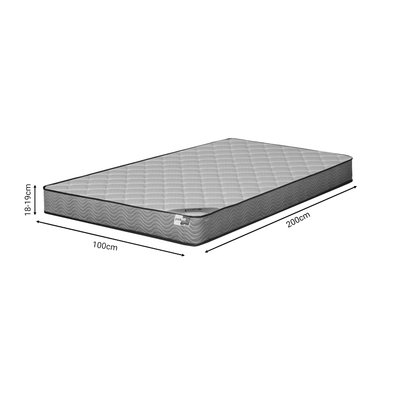 Στρώμα Frezio Pakoworld Pocket Spring Roll Pack Διπλής Όψης 18-19Cm 100X200Εκ Στρώμα Frezio Pakoworld Pocket Spring Roll Pack Διπλής Όψης 18-19Cm 100X200Εκ
