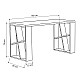 Γραφείο Honey Pakoworld Χρώμα Λευκό - Light Oak 140X60X75Εκ Γραφείο Honey Pakoworld Χρώμα Λευκό - Light Oak 140X60X75Εκ