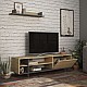 Σύνθετο Σαλονιού Saloon Pakoworld Σε Ανθρακί-Oak Απόχρωση 160X35.5X44Εκ Σύνθετο Σαλονιού Saloon Pakoworld Σε Ανθρακί-Oak Απόχρωση 160X35.5X44Εκ