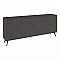 Μπουφές Dune Pakoworld Σε Ανθρακί Απόχρωση 181X35X77.4Εκ