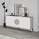 Μπουφές Gora Pakoworld Σε Λευκή Με Μόκα Απόχρωση 180X35.6X82Εκ Μπουφές Gora Pakoworld Σε Λευκή Με Μόκα Απόχρωση 180X35.6X82Εκ