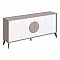 Μπουφές Gora Pakoworld Σε Λευκή Με Μόκα Απόχρωση  180X35.6X82Εκ