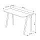 Γραφείο Malia Pakoworld Σε Oak Απόχρωση 120X60.5X75Εκ Γραφείο Malia Pakoworld Σε Oak Απόχρωση 120X60.5X75Εκ